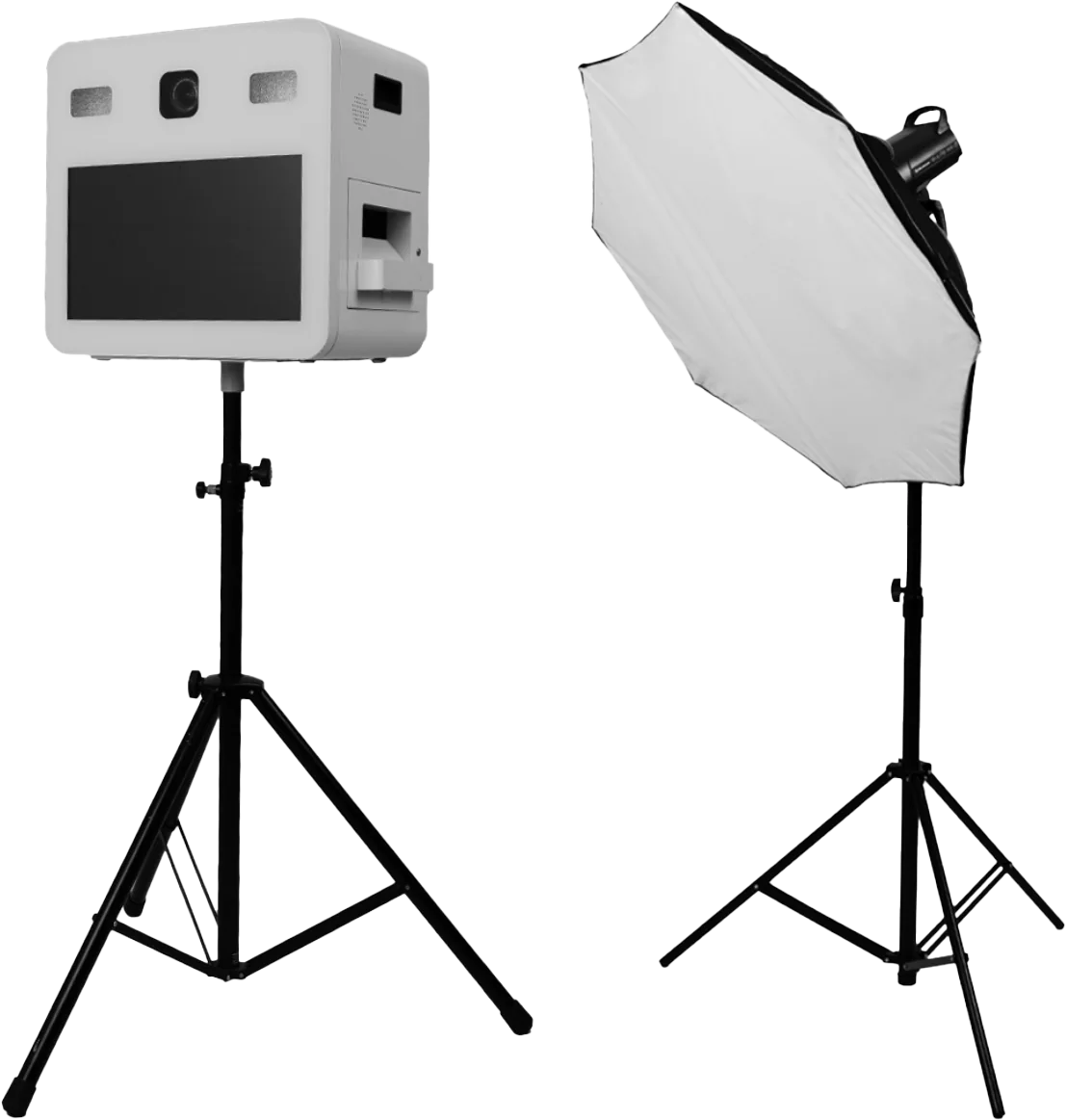Fotobox the dude mit Studio-Blitzlicht